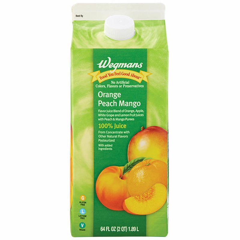 Wegmans Orange Peach Mango 100 Juice Blend Wegmans
