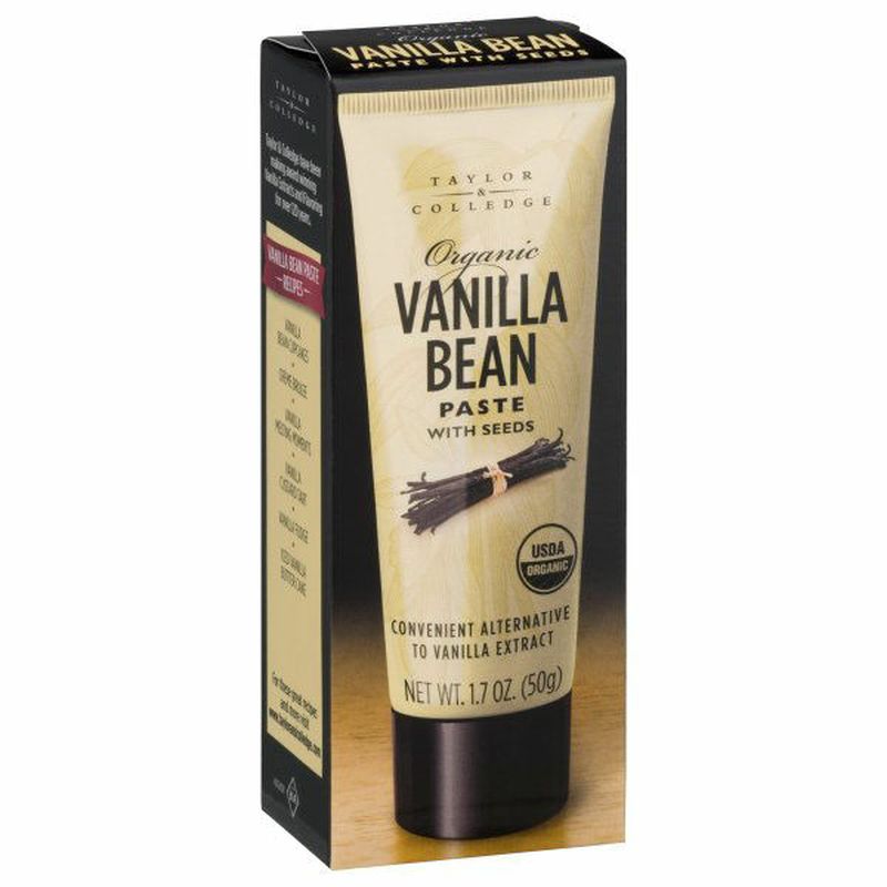 Taylor & Colledge Vanilla Bean Paste, with Seeds, Organic Wegmans