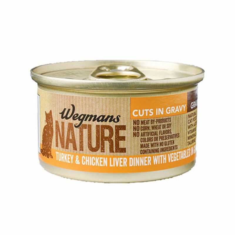 Wegmans Nature Natural Cat Food, Turkey & Chicken Liver with Vegetables