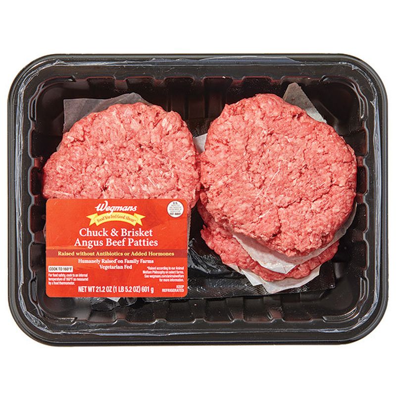 Wegmans Chuck & Brisket Angus Beef Patties Wegmans