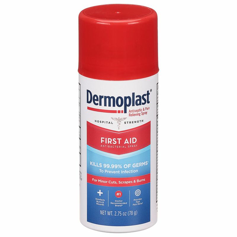 Dermoplast Antibacterial Spray, First Aid, Hospital Strength Wegmans