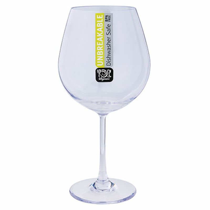 Wegmans Unbreakable Stemware Burgundy Stem Wine Glass, 24 fl oz Wegmans