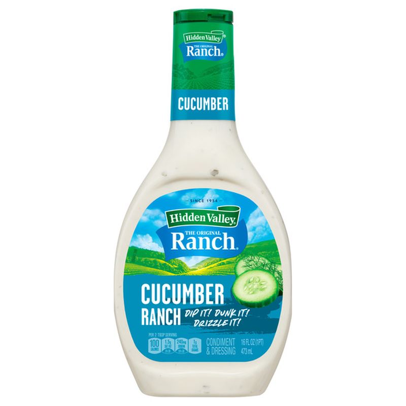 Hidden Valley Condiment & Dressing, Cucumber Ranch Wegmans