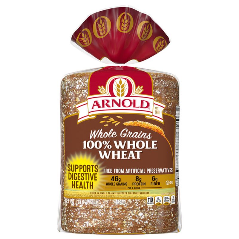 Arnold Bread, Whole Grains, Whole Wheat Wegmans