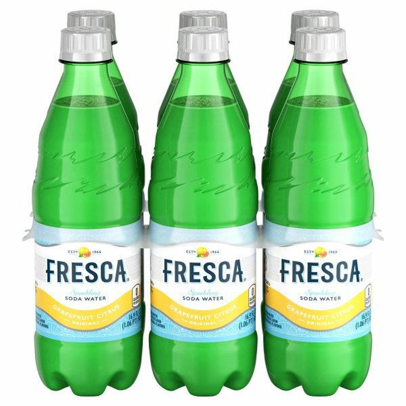 Fresca Soda Water, Grapefruit Citrus, Sparkling, Original Wegmans