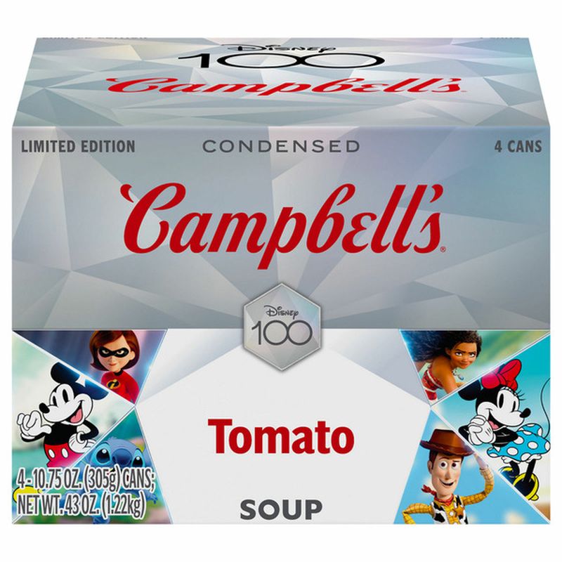 Campbell's Soup, Condensed, Tomato, Disney 100 Wegmans