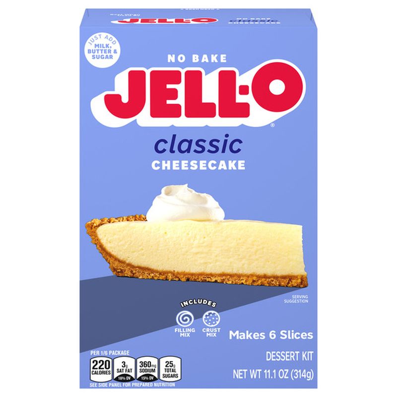 JellO Dessert Kit, Classic, No Bake, Cheesecake Wegmans