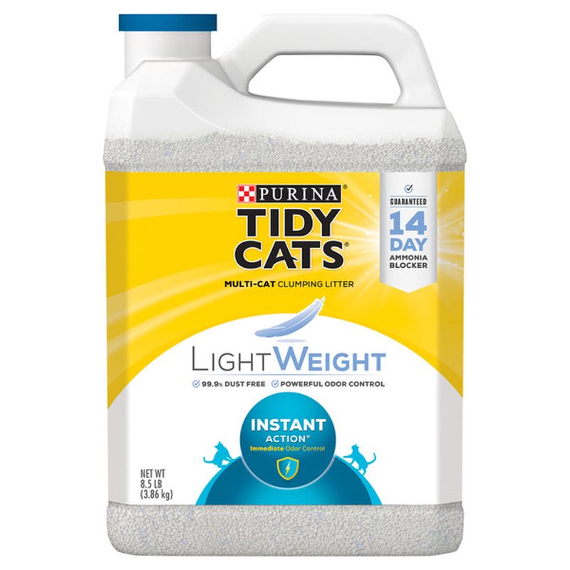 Purina Tidy Cats LightWeight Clumping Litter, MultiCat, Instant Action