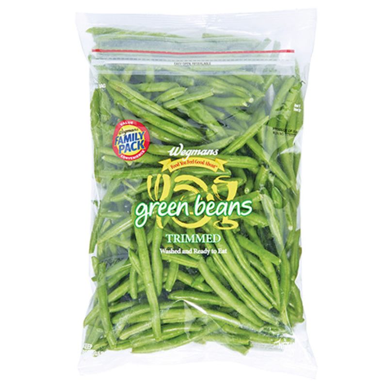 Wegmans Trimmed Green Beans, FAMILY PACK Wegmans