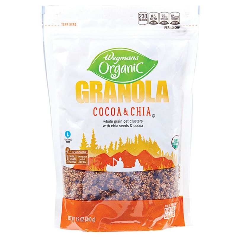 Wegmans Organic Cocoa & Chia Granola Wegmans