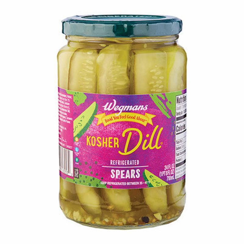 Wegmans Refrigerated Kosher Dill Spears Pickles Wegmans