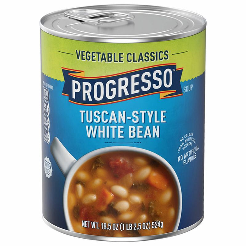 Progresso Soup, TuscanStyle White Bean, Vegetable Classics Wegmans