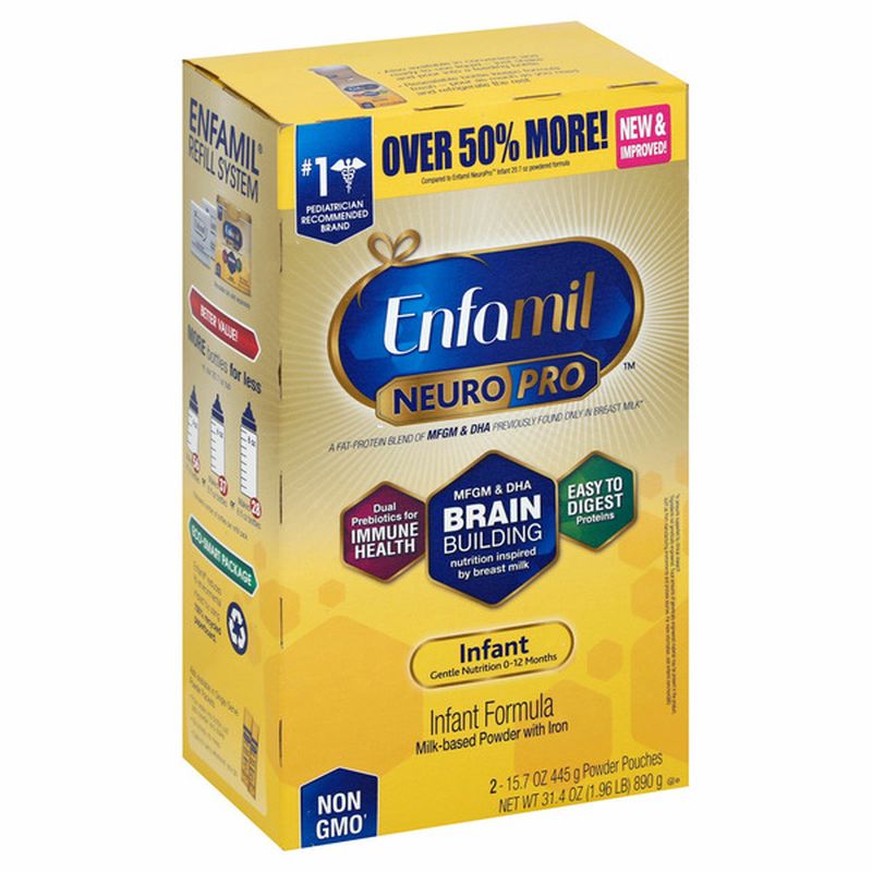 Enfamil® Neuro Pro Infant Formula, MilkBased Powder with Iron, Refill