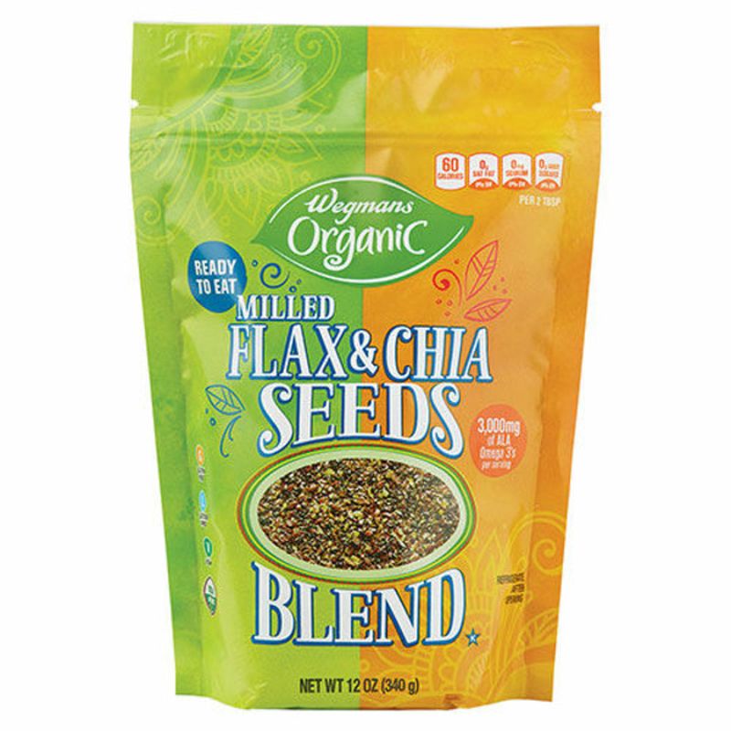 Wegmans Organic Milled Flax Chia Seeds Blend Wegmans