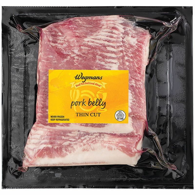 Wegmans Thin Cut Pork Belly Wegmans