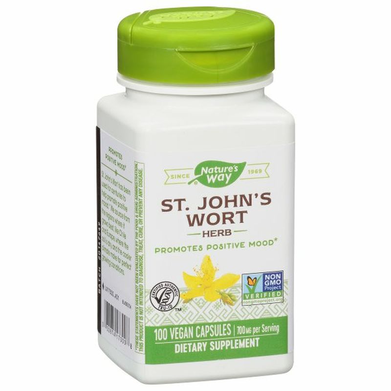 Nature's Way St. John's Wort Herb, 700 mg, Capsules Wegmans