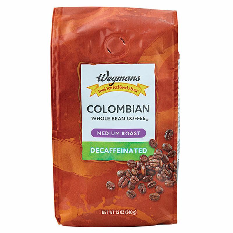 Wegmans Decaf Colombian Whole Bean Coffee Wegmans
