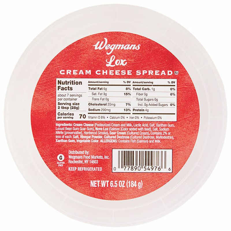 Wegmans Lox Cream Cheese Spread Wegmans