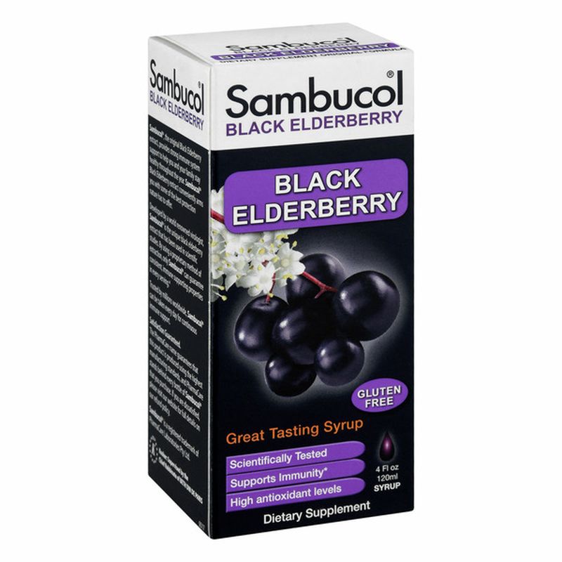 Sambucol Black Elderberry, Syrup Wegmans