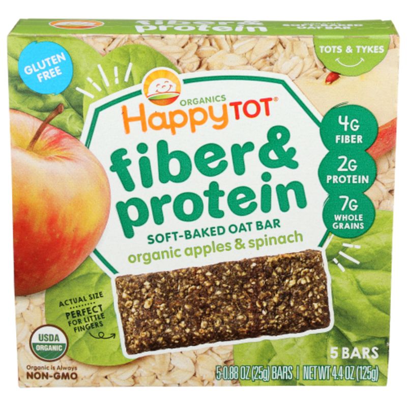Happy tot fiber and protein sales oat bar
