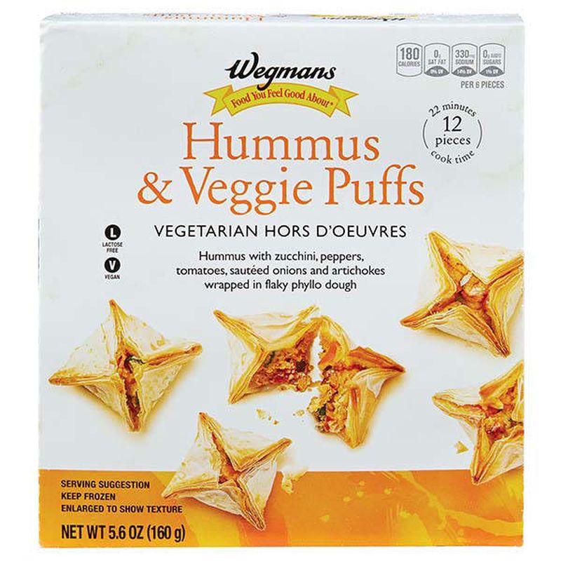 Wegmans Hummus & Veggie Puffs Vegetarian Hors D'Oeuvres Wegmans