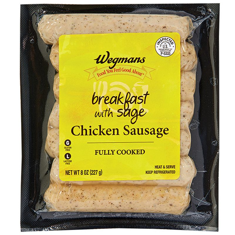 Wegmans Fully Cooked Breakfast with Sage Chicken Sausage Wegmans