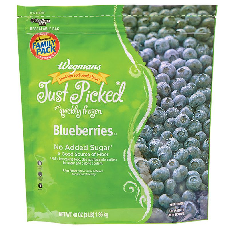 Wegmans Frozen Blueberries, FAMILY PACK Wegmans