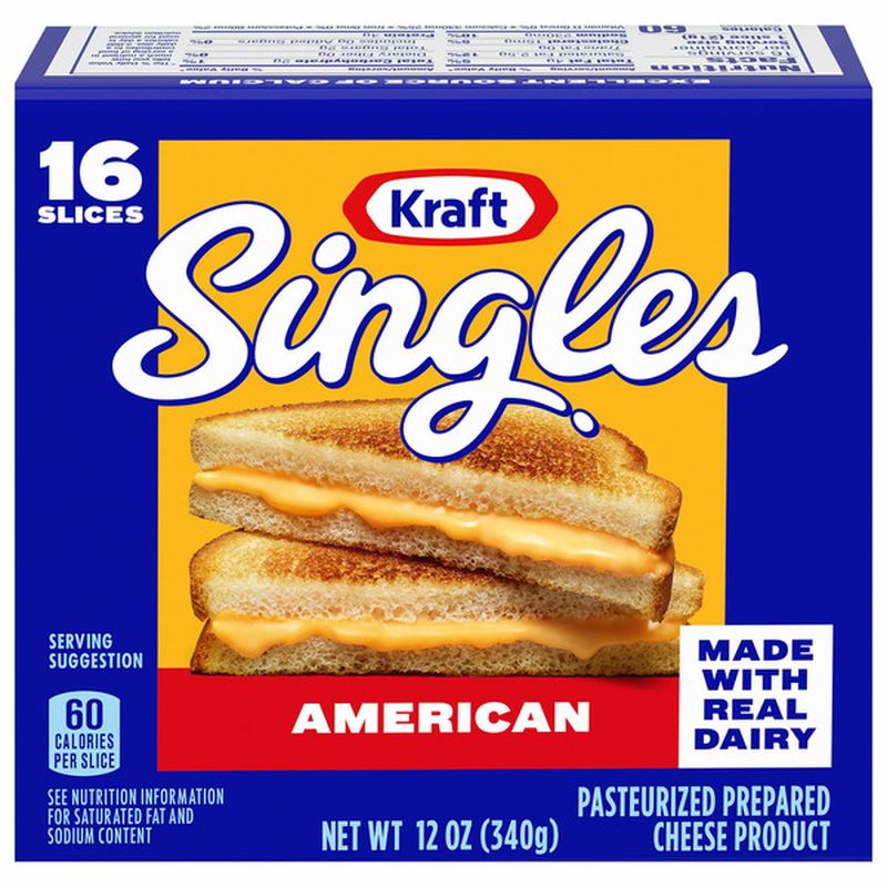 Kraft Cheese Slices, American, Singles Wegmans