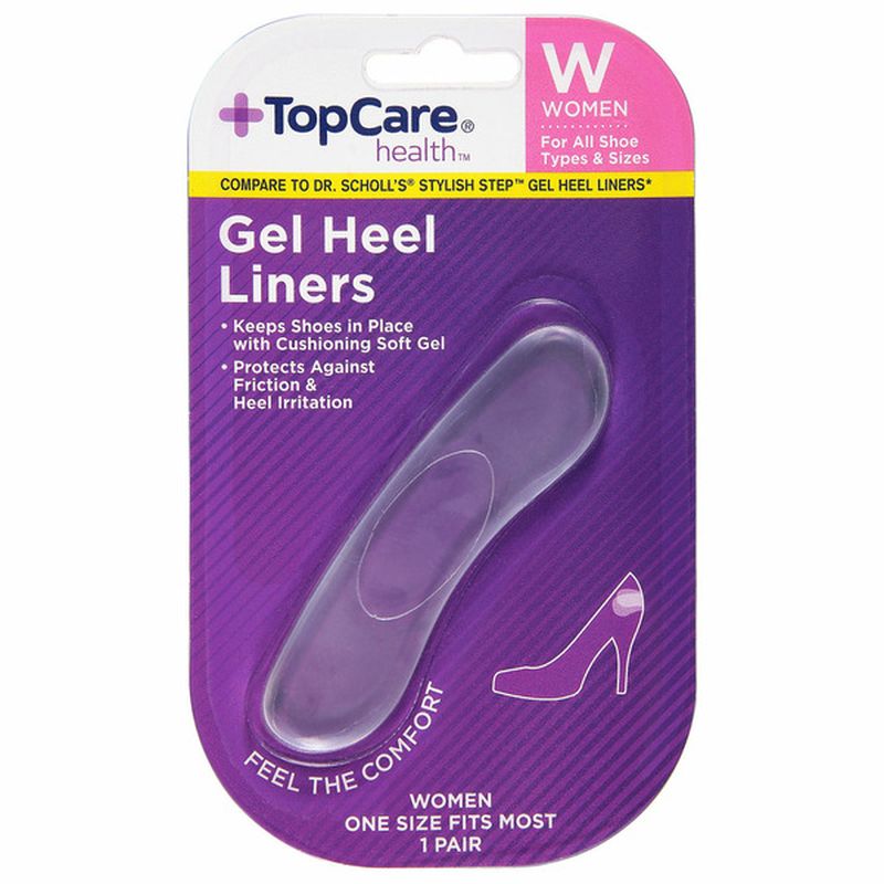 TopCare Health Gel Heel Liners Women Wegmans