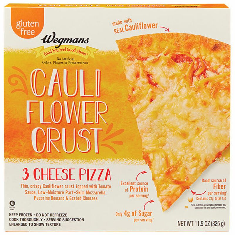 Wegmans Cauliflower Crust 3 Cheese Pizza Wegmans