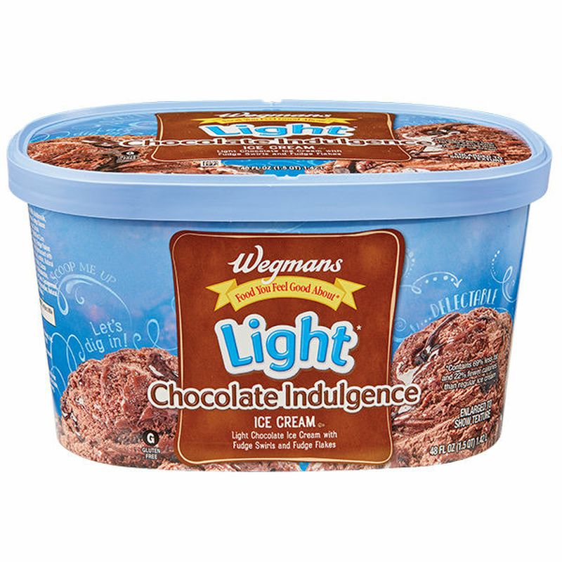 Wegmans Light* Chocolate Indulgence Ice Cream Wegmans