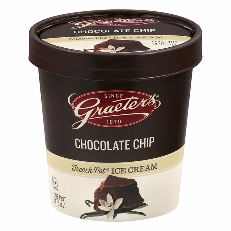 Graeter's Ice Cream Co. Ice Cream, French Pot, Chocolate Chip Wegmans