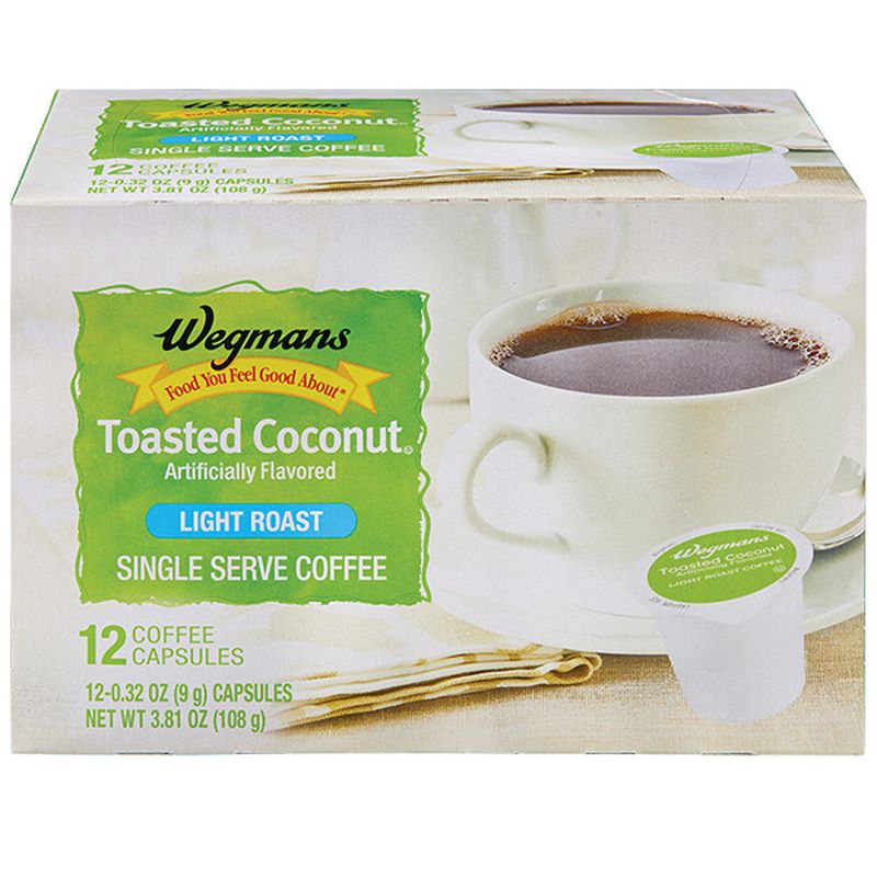 Wegmans Toasted Coconut Coffee Capsules Wegmans