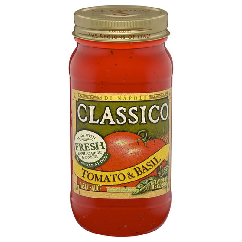 Classico Pasta Sauce, Tomato & Basil Wegmans