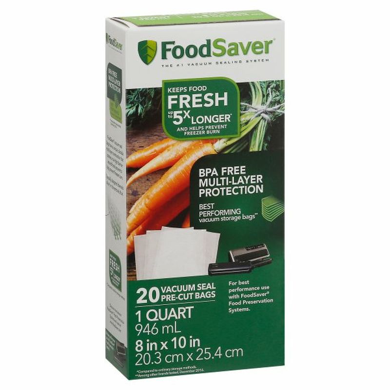 FoodSaver PreCut Bags, Vacuum Seal Wegmans