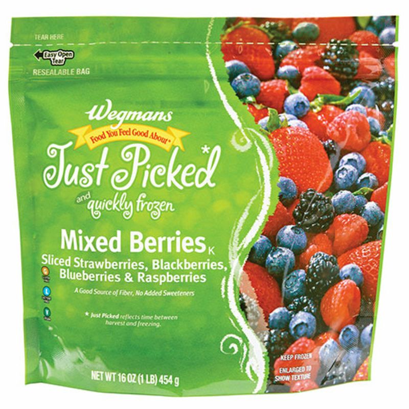 Wegmans Just Picked* and quickly frozen Mixed Berries Wegmans