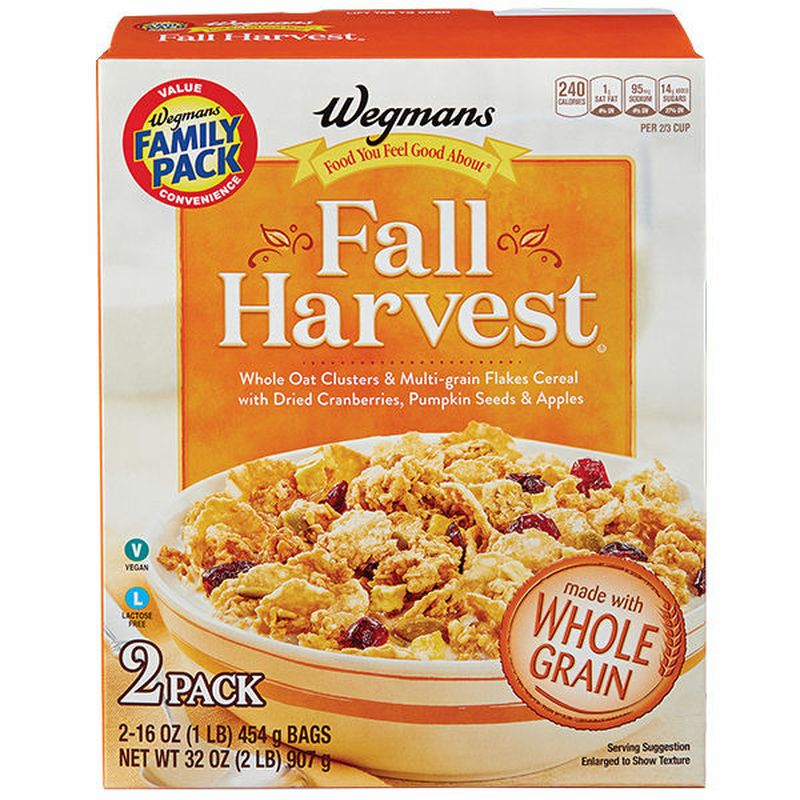 Wegmans Fall Harvest Cereal, 2 Pack, FAMILY PACK Wegmans