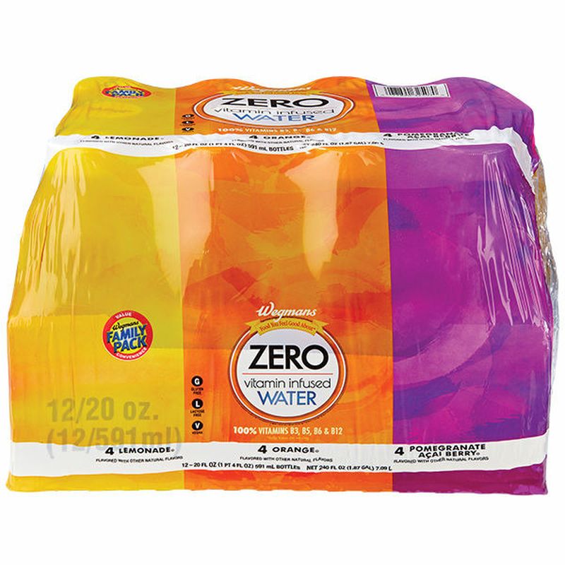 Wegmans Zero Vitamin Infused Water Variety Pack, FAMILY PACK Wegmans