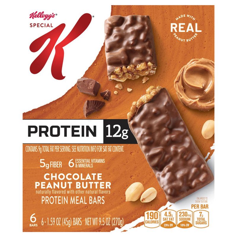 Kellogg’s Special K Protein Meal Bars, Chocolate Peanut Butter Wegmans