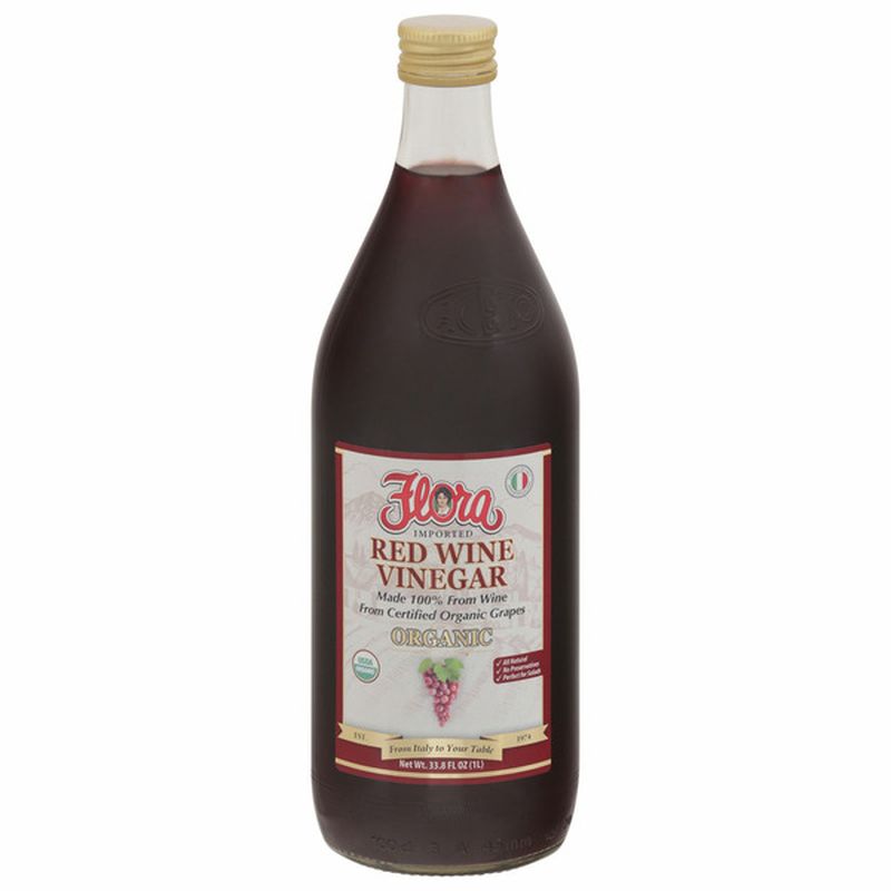 Flora Fine Foods Red Wine Vinegar, Organic Wegmans