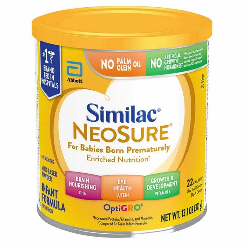 Similac NeoSure Infant Formula with Iron, OptiGro, MilkBased Powder, 0