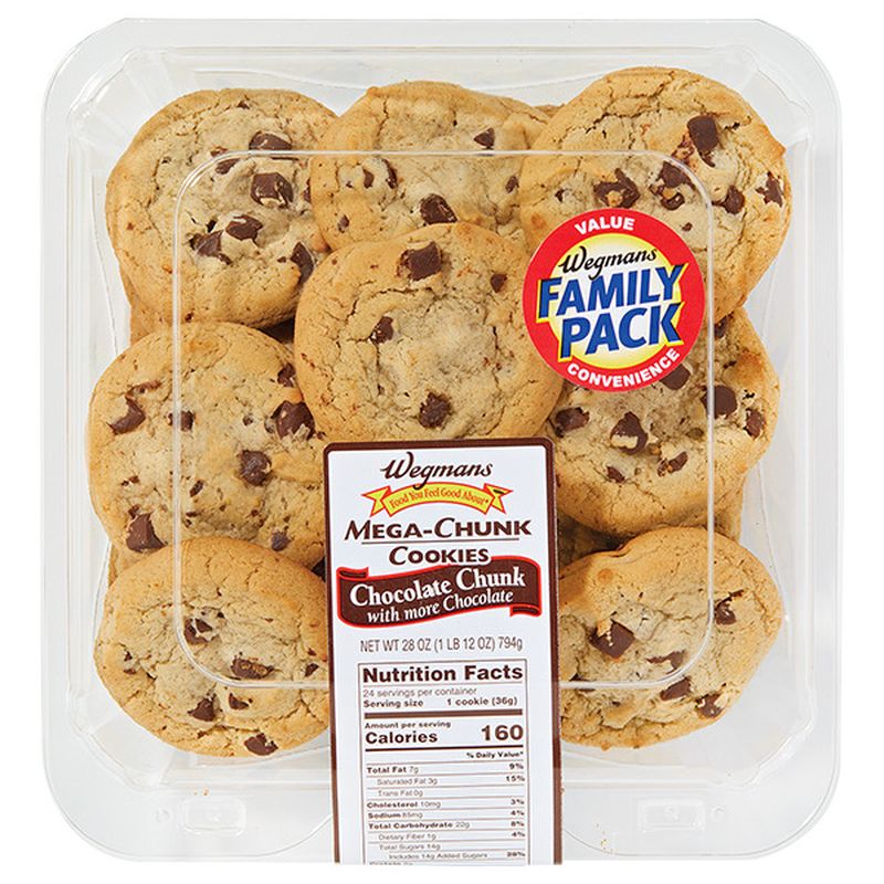 Wegmans MegaChunk Chocolate Chunk Cookies, FAMILY PACK Wegmans