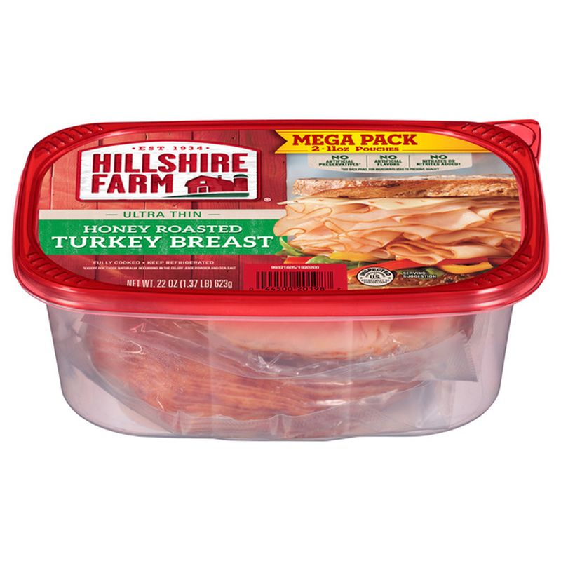 Hillshire Farm Turkey Breast, Honey Roasted, Ultra Thin, Mega Pack