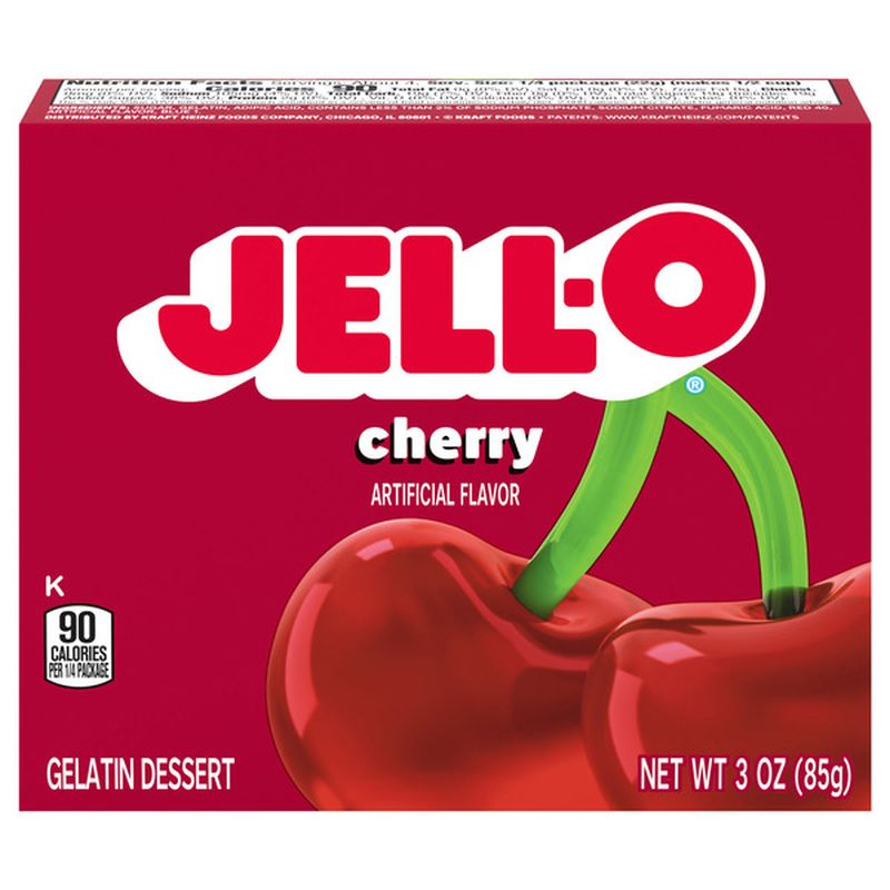 JellO Gelatin Dessert, Cherry Wegmans