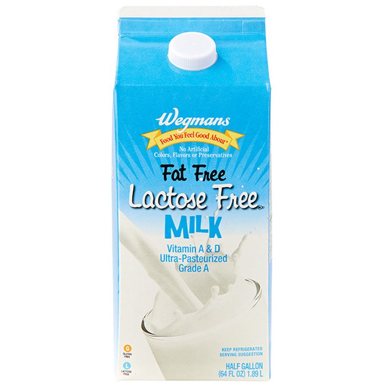 Wegmans Milk, Lactose Free, Fat Free Wegmans