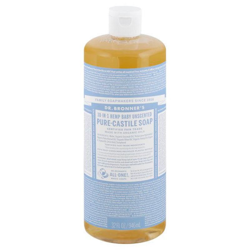 Dr. Bronner s Pure Castile Soap 18 in 1 Hemp Baby Unscented Wegmans
