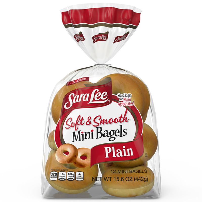 Save on One Mighty Mill Fresh-Milled Mighty Bagels Whole Wheat Plain - 4 ct  Frozen Order Online Delivery