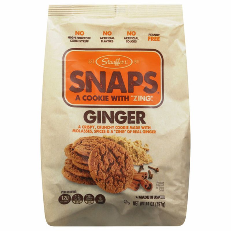 Stauffer's Snaps Cookies, Ginger Wegmans