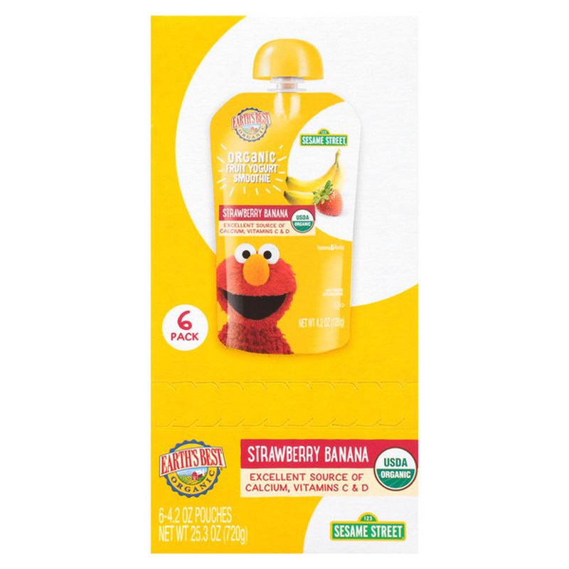 Earth's best strawberry banana smoothie clearance