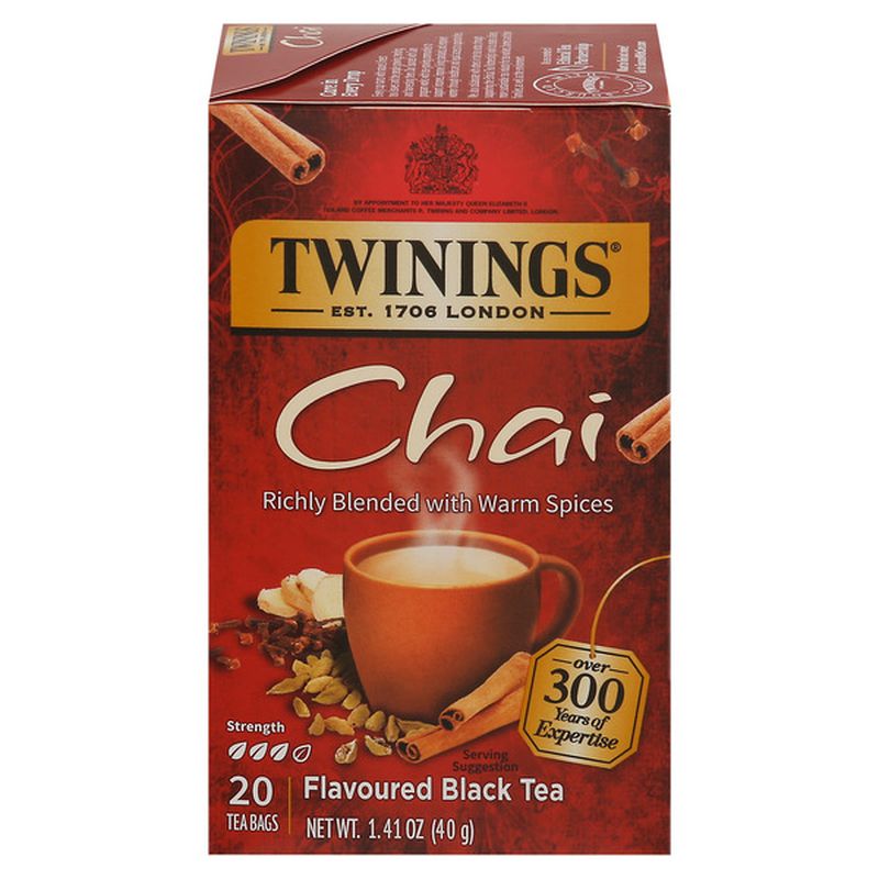 Twinings Black Tea, Flavoured, Chai Wegmans
